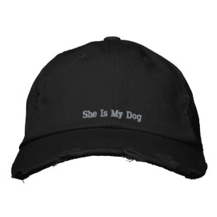 Casquette Brodée C'Est Ma Citation De Chien Russe Rose Noir Vintage