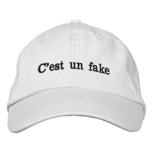 Casquette Brodée C'est un faux
