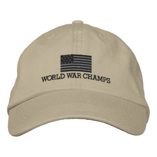 Casquette Brodée Champions de la guerre mondiale - Drapeau américai