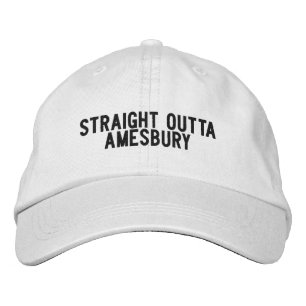 Casquette Brodée Chapeau Amesbury Massachusetts