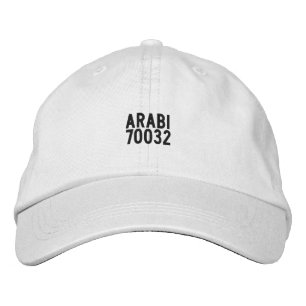 Casquette Brodée Chapeau Arabi LOUISIANA