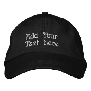 Casquette Brodée Chapeau Brodé , Ajoutez Votre Texte
