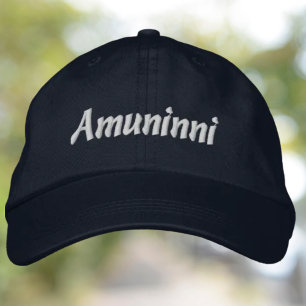 Casquette Brodée Chapeau Brodé Amuninni