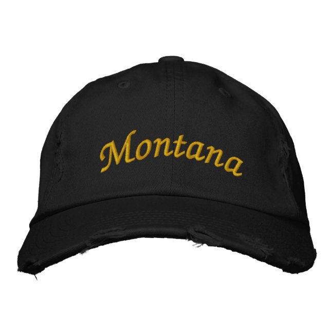 Casquette Brodée Chapeau Brodé Montana (Devant)