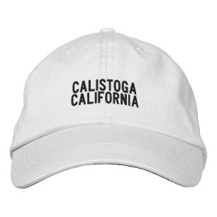 Casquette Brodée Chapeau Calistoga Californie