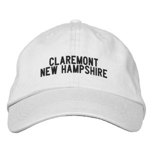 Casquette Brodée Chapeau Claremont New Hampshire