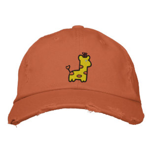 Casquette Brodée Chapeau de girafe bébé mignon