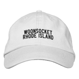 Casquette Brodée Chapeau de WOONSOCKET Rhode Island