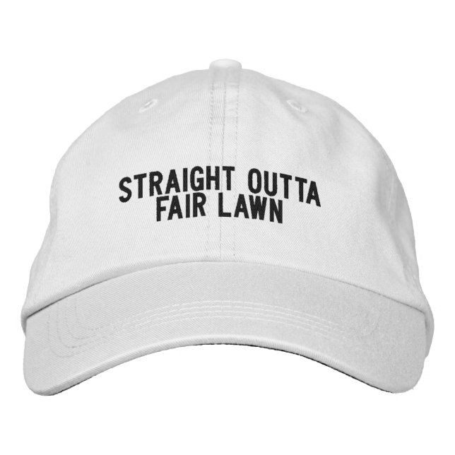 Casquette Brodée Chapeau Fair Lawn  New Jersey (Devant)