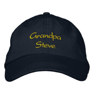 Casquette Brodée Chapeau - Grand-père avec nom