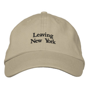 Casquette Brodée Chapeau kaki brodé Leaving New York