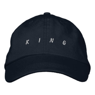 Casquette Brodée Chapeau Navy-KING parfaitement ajusté pour toutes 