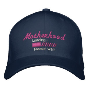 Casquette Brodée Chargement de la maternité Veuillez patienter