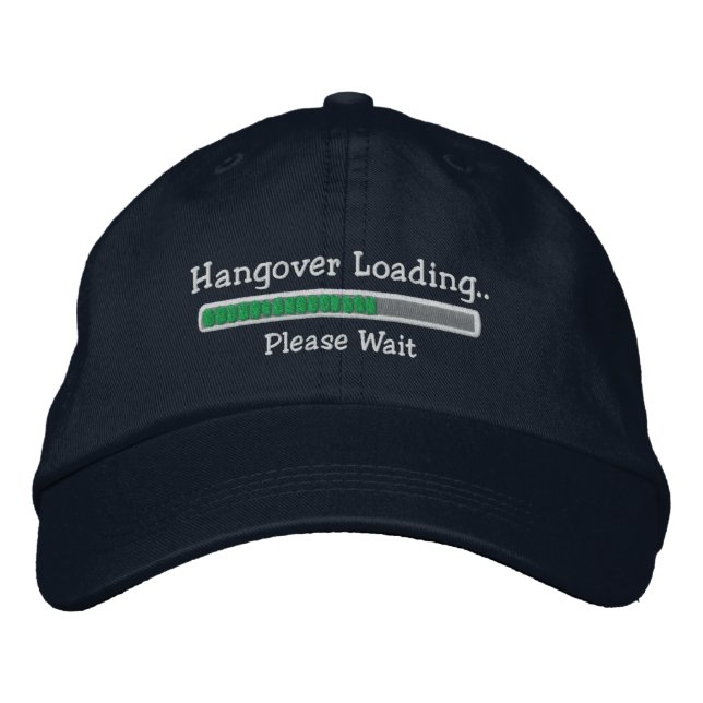 Casquette Brodée Chargement du basculement Veuillez patienter (Devant)
