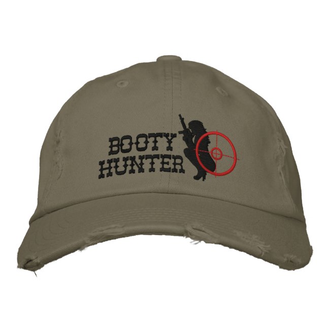 Casquette Brodée Chasseur de bottes personnalisé (Devant)