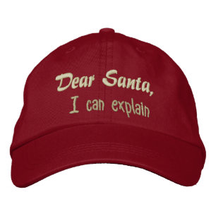Casquette Brodée Cher Père Noël, je peux vous expliquer