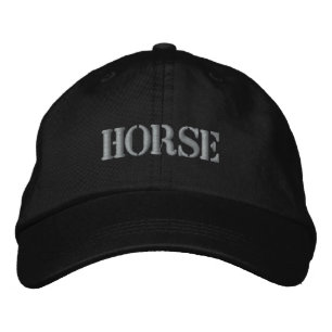 CASQUETTE BRODÉE CHEVAUX