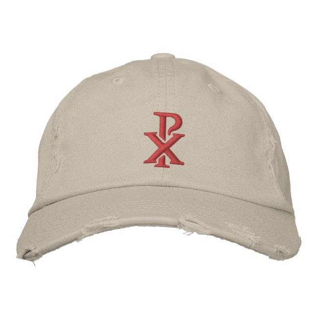 Casquette Brodée Chi Rho (Devant)