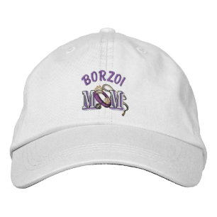 Casquette Brodée Chien de Borzoi MOM
