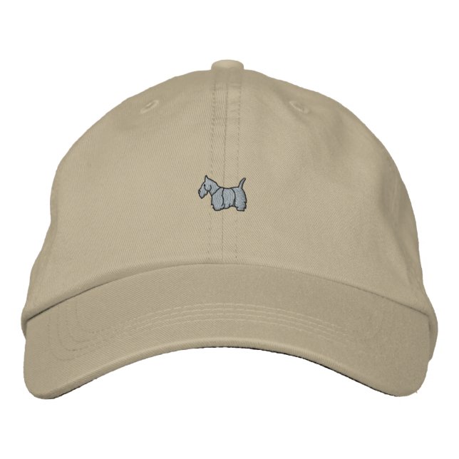 Casquette Brodée Chien écossais de 1" (Devant)