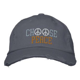 Casquette Brodée Choisir la paix
