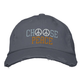 Casquette Brodée Choisir la paix