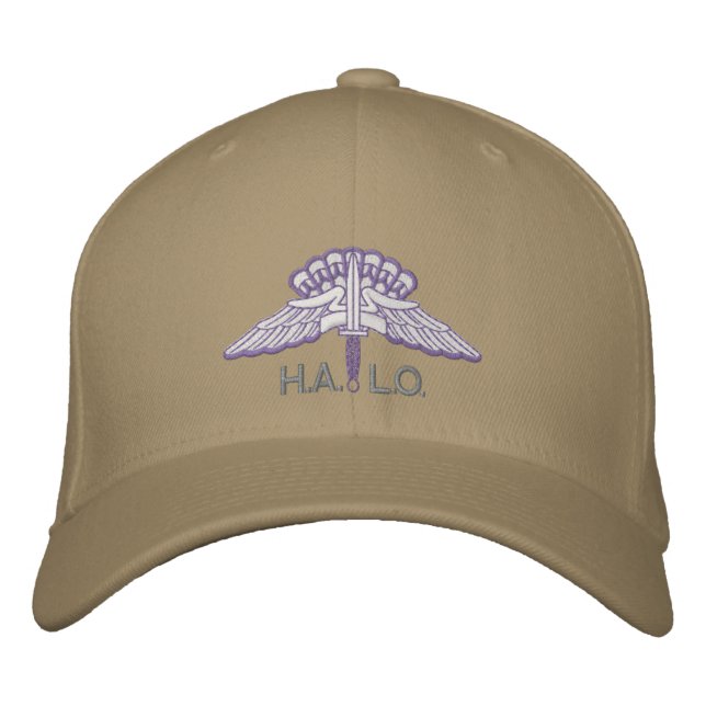 Casquette Brodée Chute libre (HALO) (Devant)