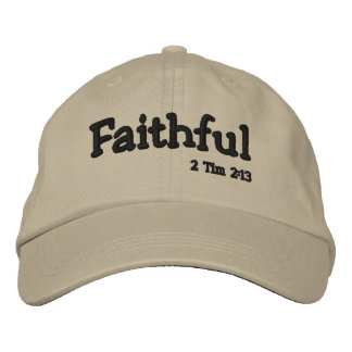 Casquette Brodée Citation Biblique FAITHFUL Personnalisez-la