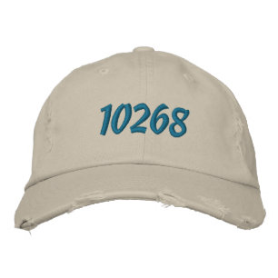 Casquette Brodée Code postal, postal, indicatif régional personnali