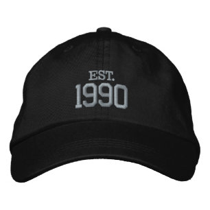Casquette Brodée Commemoratif année / date personnalisé
