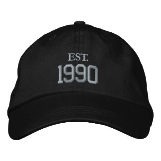 Casquette Brodée Commemoratif année / date personnalisé