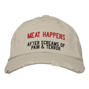 Casquette Brodée Comment la viande se passe