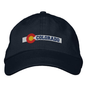 Casquette Brodée Conception du drapeau de l'État du Colorado