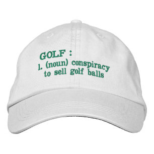 Casquette Brodée Conspiration sur le golf