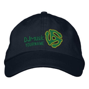 Casquette Brodée COOL 45 espaceur irlandais personnaliserDJ brodé c