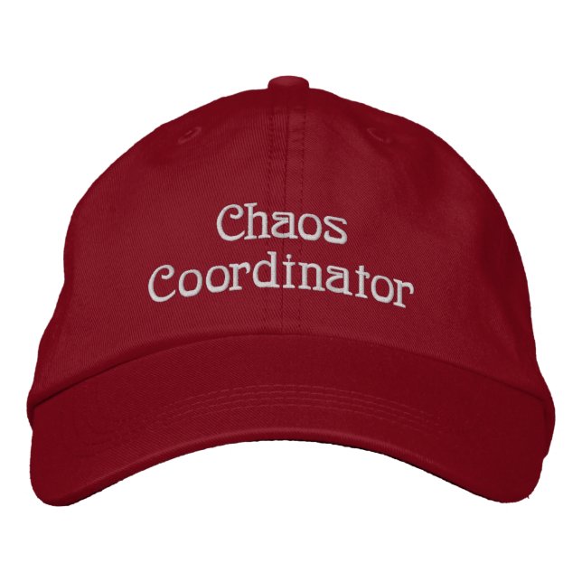 Casquette Brodée Coordinateur Chaos Personnalisé (Devant)