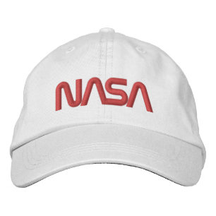 Casquette Brodée Coton blanc fusées cirque Iconique NASA