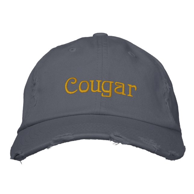 Casquette Brodée Cougar (Devant)