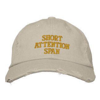 Casquette Brodée Courte durée d'attention