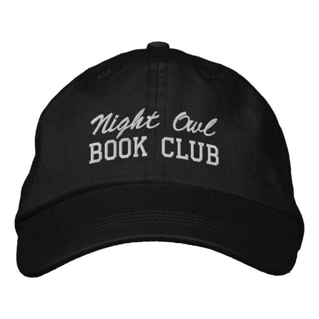 Casquette Brodée Custom Book Club Name (Devant)