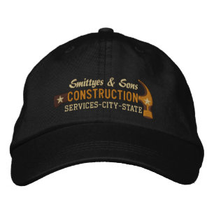 Casquette Brodée Custom Personalized for Your Construction Business