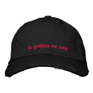 Casquette Brodée Dans la déesse, nous faisons confiance aux Casquet