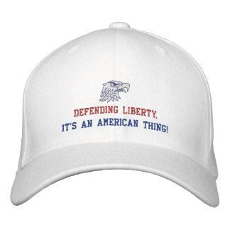 Casquette Brodée Défendre la liberté