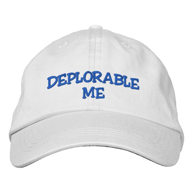 CASQUETTE BRODÉE DÉPLORABLE MOI (Devant)