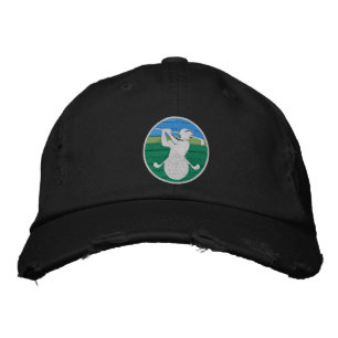 Casquette Brodée Design élégant Golfer striped Circle élégant