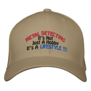 Casquette Brodée DÉTECTION DE MÉTAL, ce n'est pas, juste un passe-t