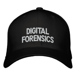 Casquette Brodée Digital Forensics