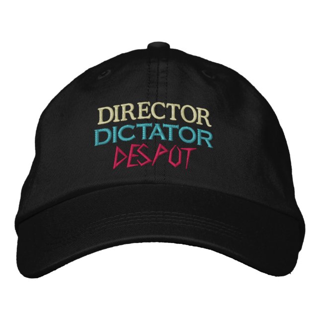 Casquette Brodée Directeur - Despot (Devant)