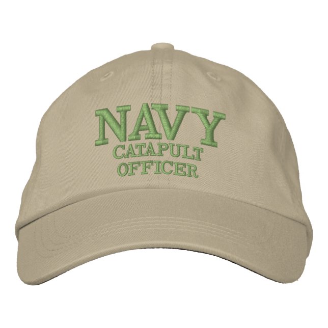 Casquette Brodée Dirigeant de catapulte (Devant)