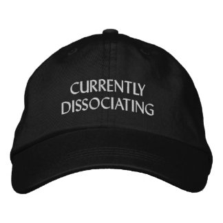 Casquette Brodée "Dissocier actuellement"